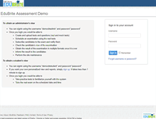 Tablet Screenshot of cbtdemo.edubrite.com